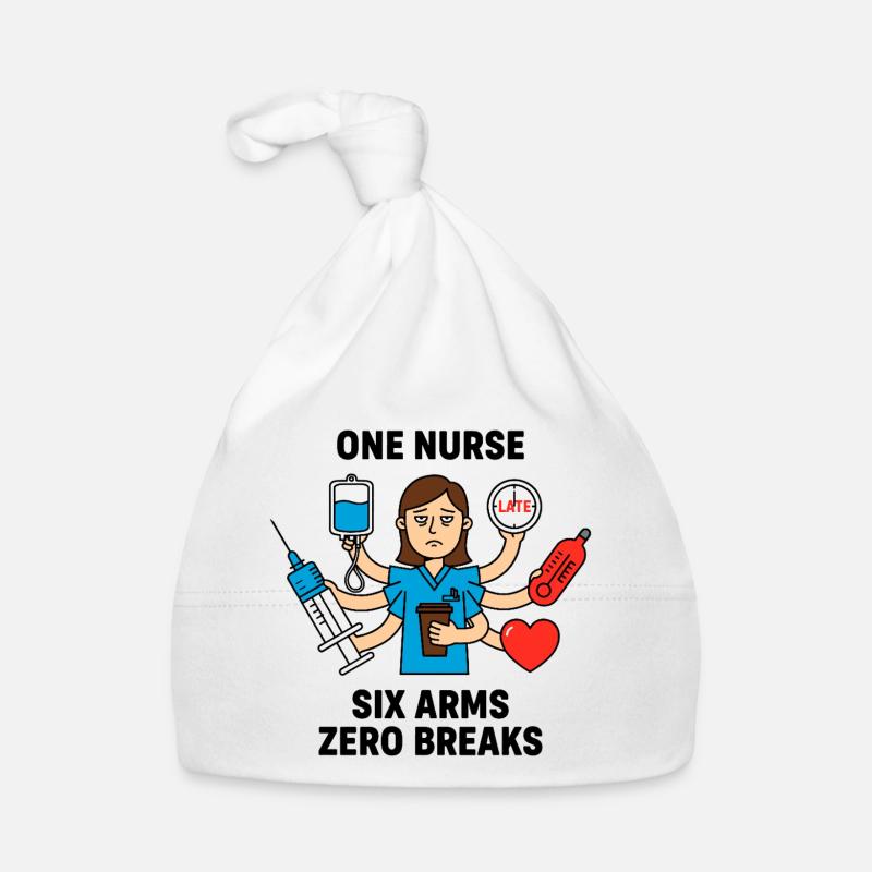 Infirmière débordée et chaos multitâche Bonnet bio Bébé