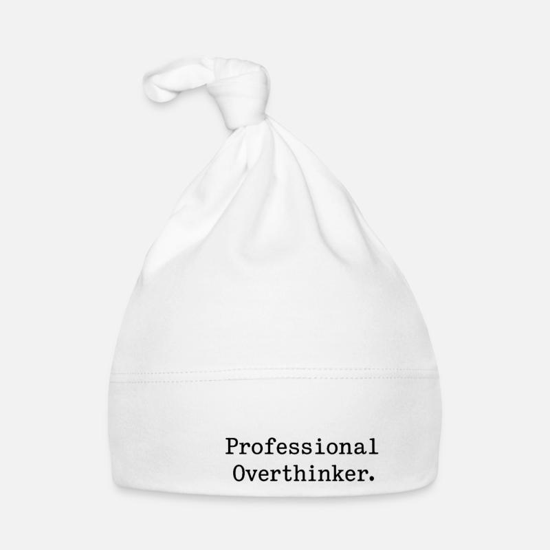 Professional OVERTHINKER Minimalist Baby Bio-Mütze
