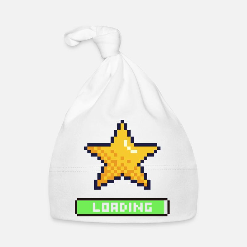Pixel Star wird geladen Baby Bio-Mütze