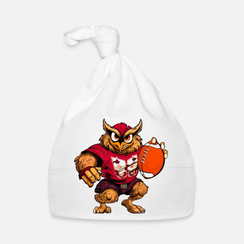 Owl Rugby Organic Baby Cap