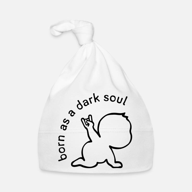 born as a dark soul Baby Bio-Mütze
