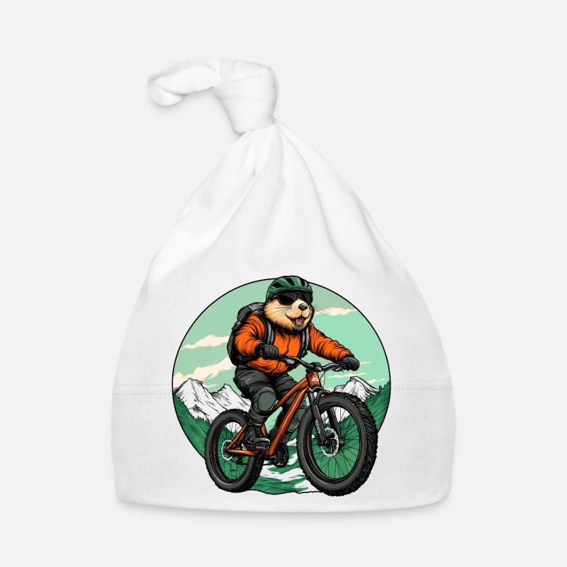 Biker Biber Baby Bio-Mütze