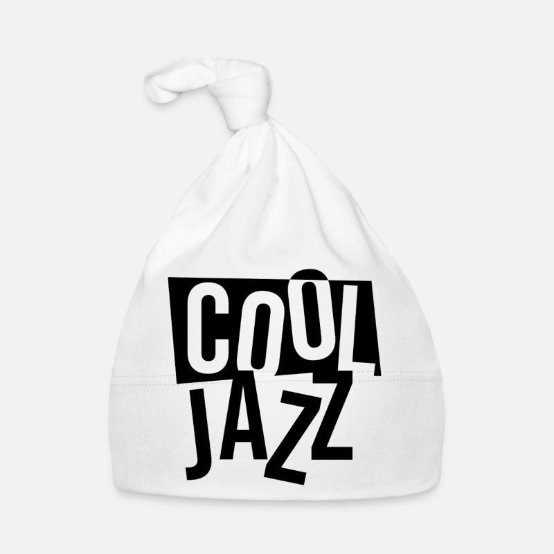 Conception du logo de la musique Cool Jazz Bonnet bio Bébé