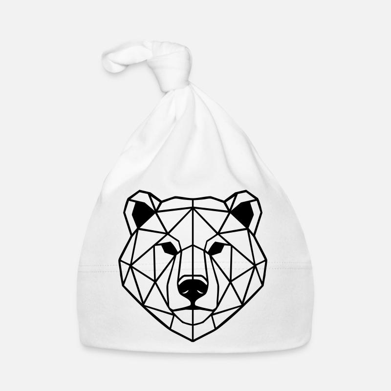 Bär Polygon Baby Bio-Mütze