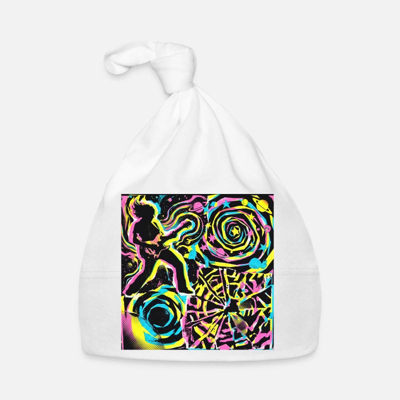 Psychedelic Rock Organic Baby Cap