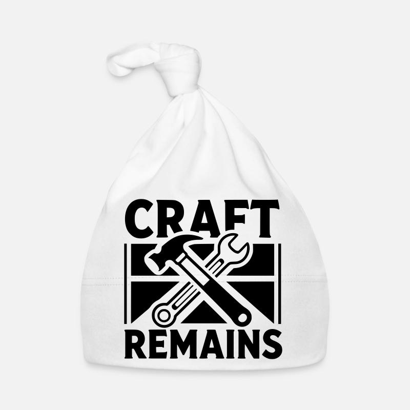 Craft Remains Power Remains Organic Baby Cap