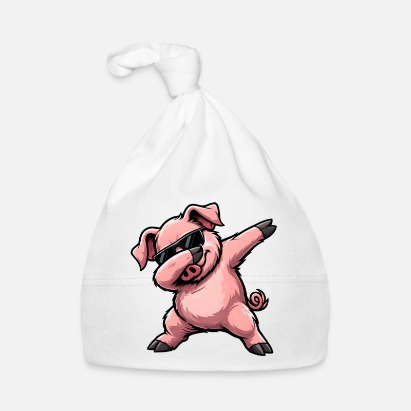 Tamponage du cochon Bonnet bio Bébé