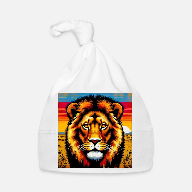 lion Organic Baby Cap