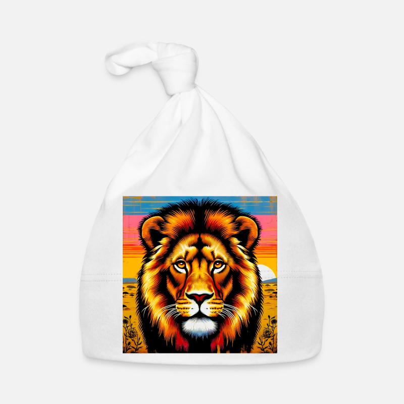 lion Organic Baby Cap