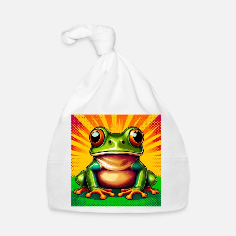 Frosch Baby Bio-Mütze