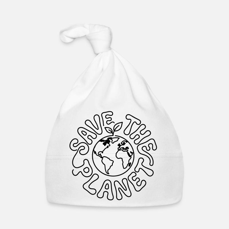 Save the planet Organic Baby Cap