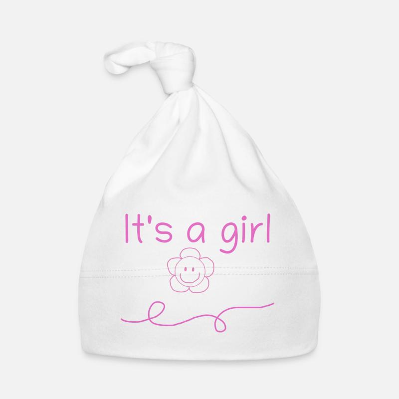 C’est une fille Bonnet bio Bébé