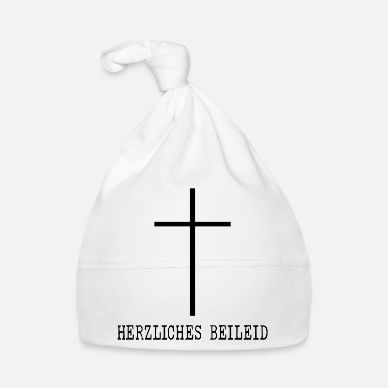 Herzliches Beileid Trauer Baby Bio-Mütze