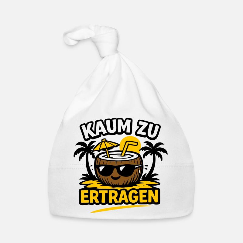 Kokosnuss Strandheld  Baby Bio-Mütze