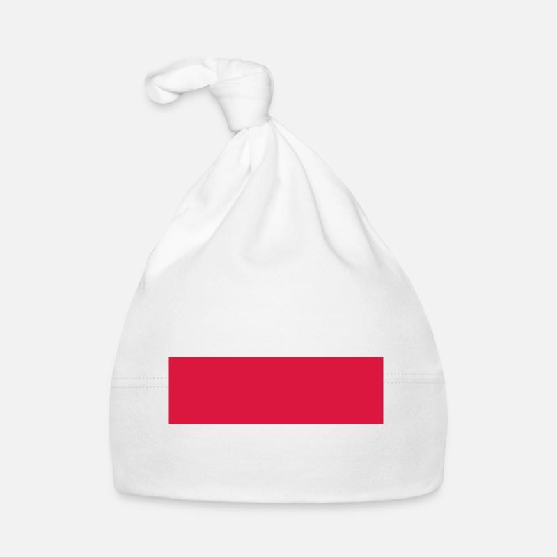 Flagge Polens Baby Bio-Mütze
