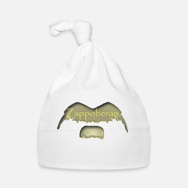 Zappoberan Bärtchen gold Baby Bio-Mütze