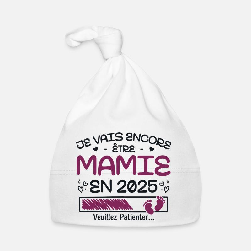 Ich werde auch 2025 noch eine Oma sein Baby Bio-Mütze