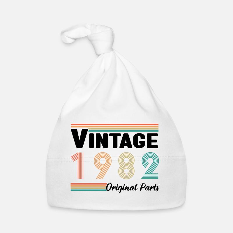 Vintage 1982 Originalteile Geburtstagsgeschenk Baby Bio-Mütze