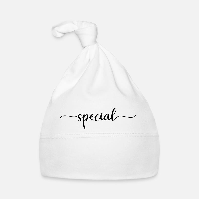 - special - - Baby Bio-Mütze - Weiß