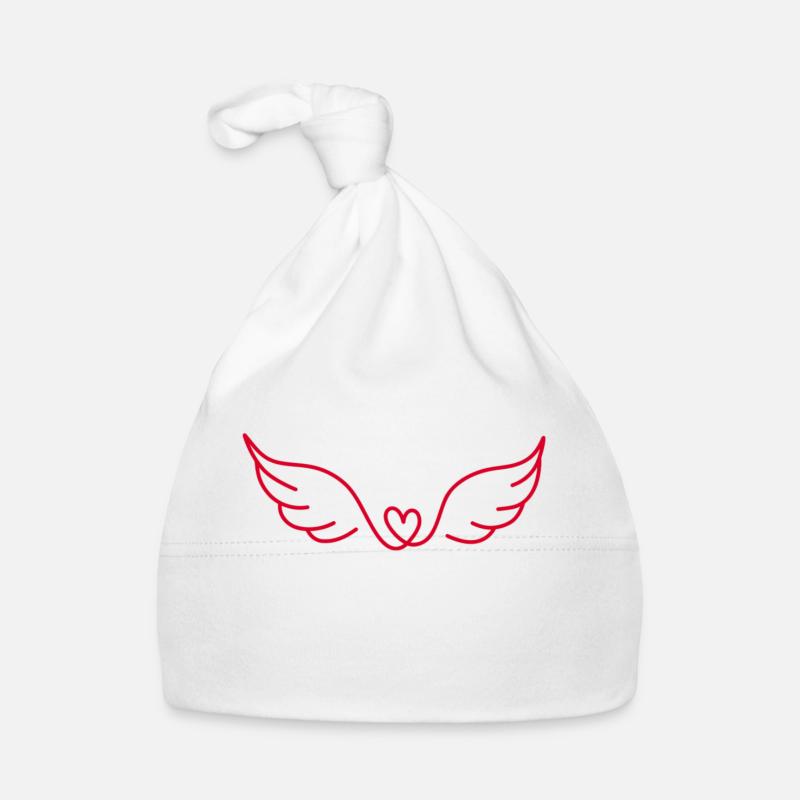 Engel - Baby Bio-Mütze - Weiß