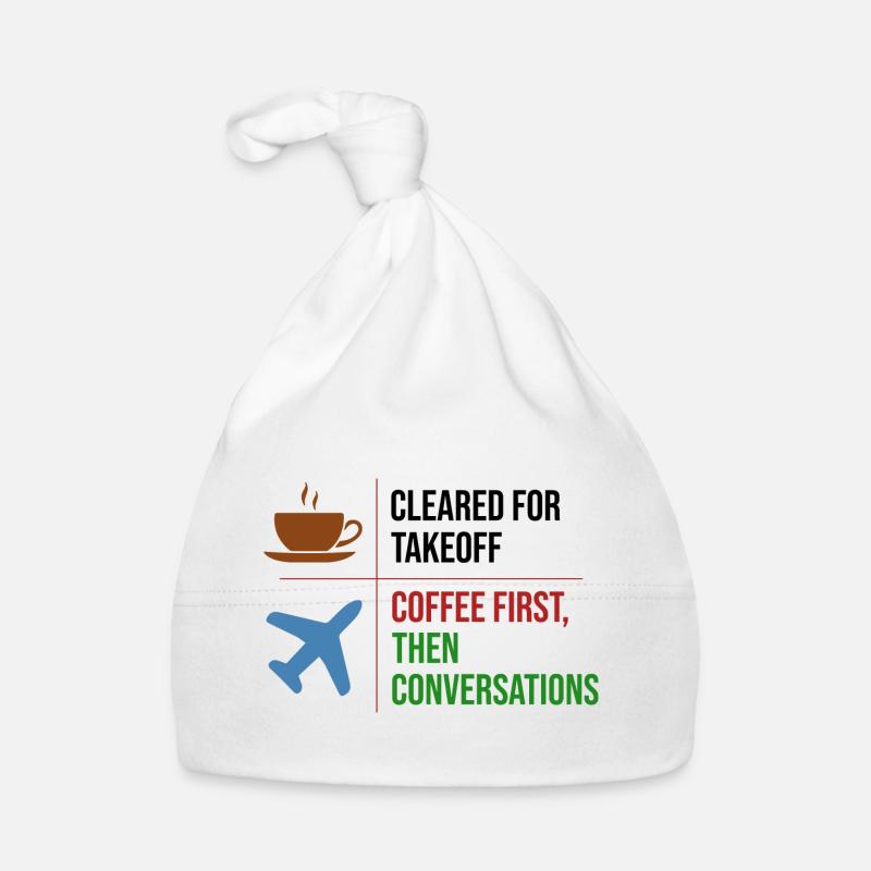 Air Traffic Controller Coffee ATC Aviation Humor Organic Baby Cap