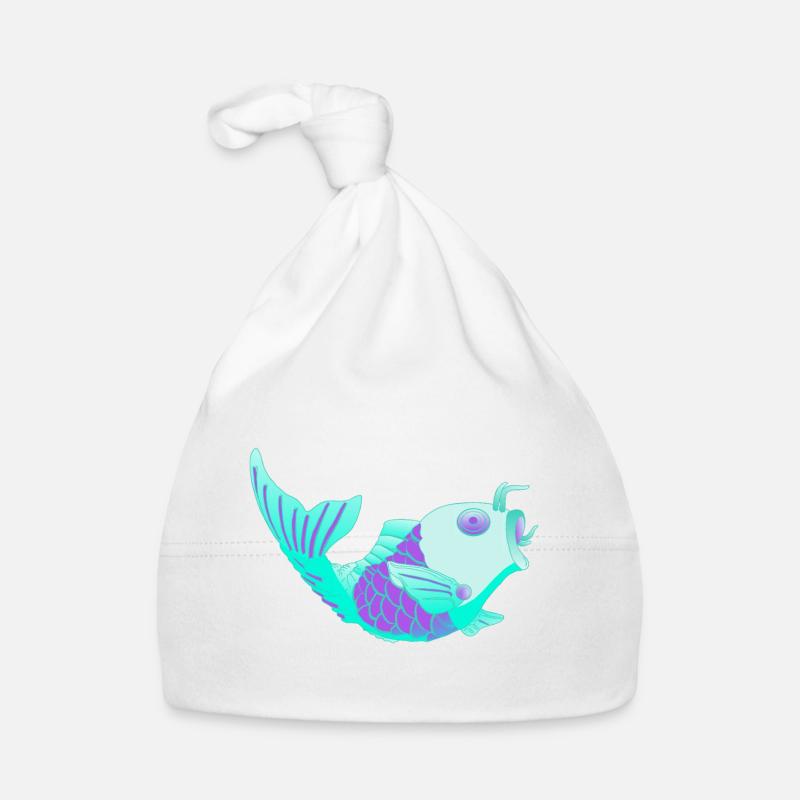 Poisson coloré Bonnet bio Bébé