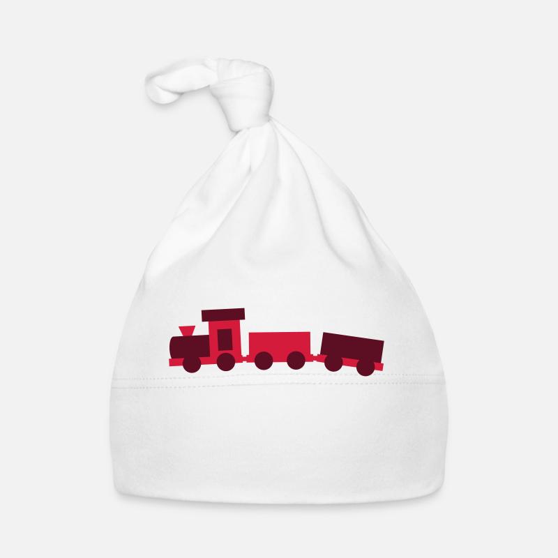 Eisenbahn Baby Bio-Mütze