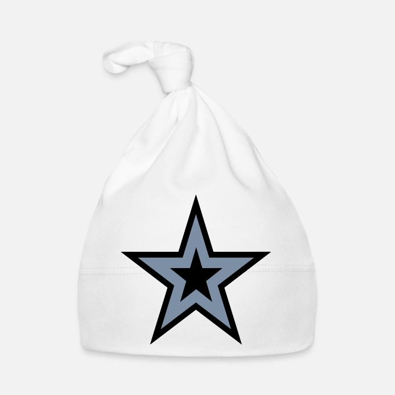 LUCKY STAR - Bonnet bio Bébé - blanc