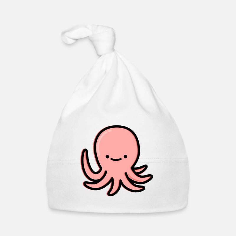 Poulpe mignon Bonnet bio Bébé