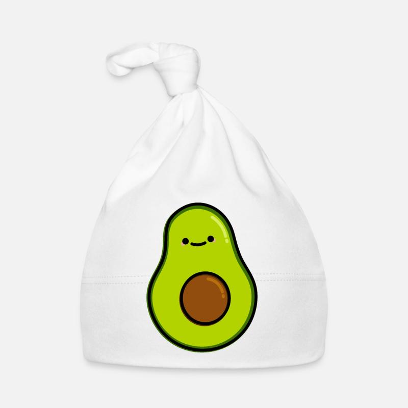 Cute Avocado Organic Baby Cap