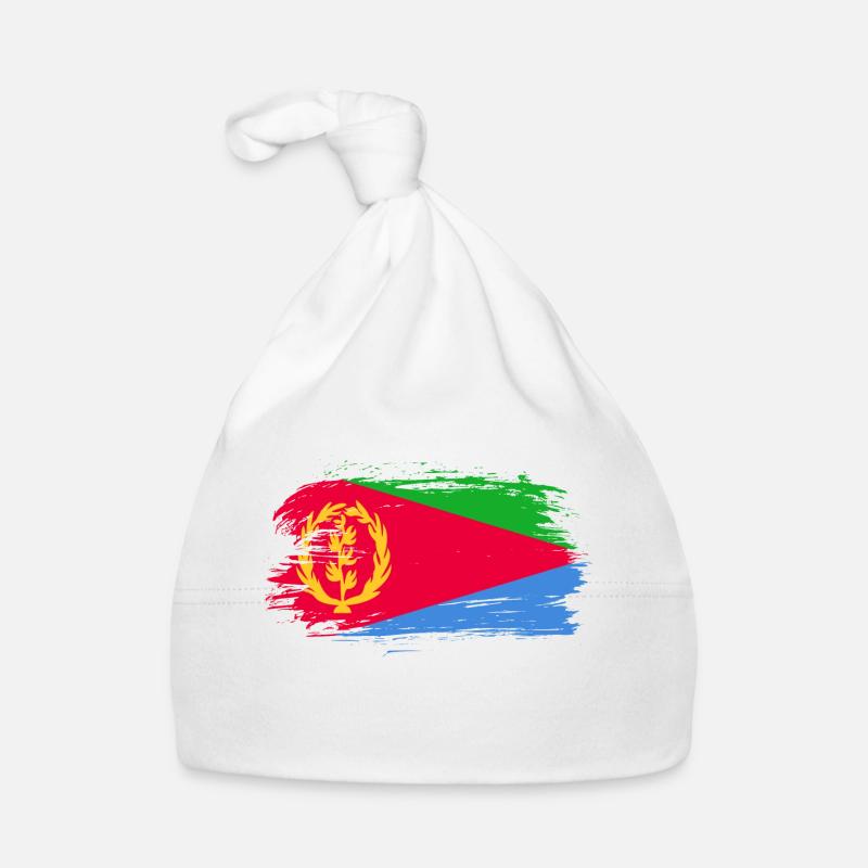 Drapeau Erythrée Bonnet bio Bébé