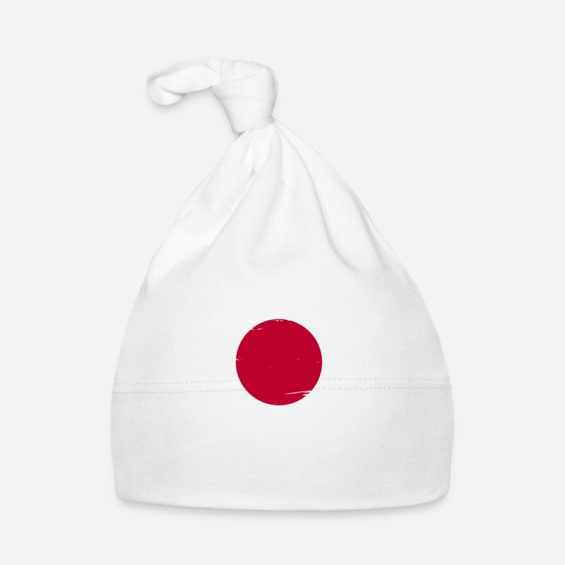 Drapeau du japon Bonnet bio Bébé