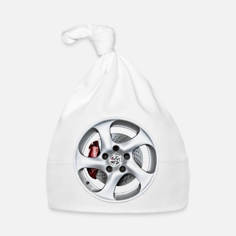 jantes - Bonnet bio Bébé - blanc