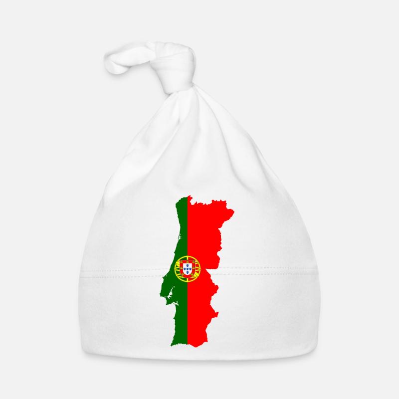 Drapeau du portugal carte drapeau Bonnet bio Bébé