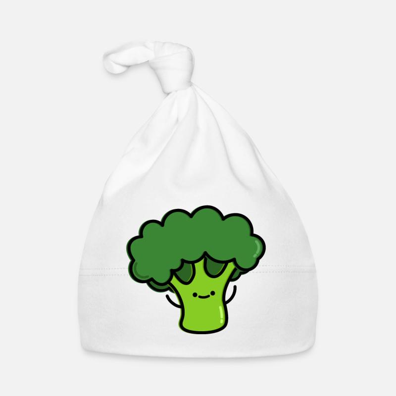 Cute Broccoli Organic Baby Cap