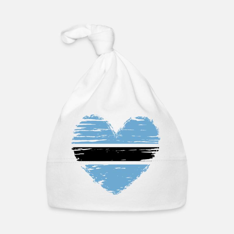 Drapeau drapeau du Botswana Bonnet bio Bébé