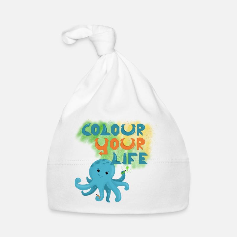 Calmar graffiti Bonnet bio Bébé