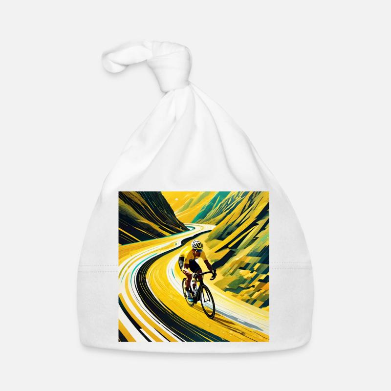 Peak Pursuit : l'envol du maillot jaune Bonnet bio Bébé