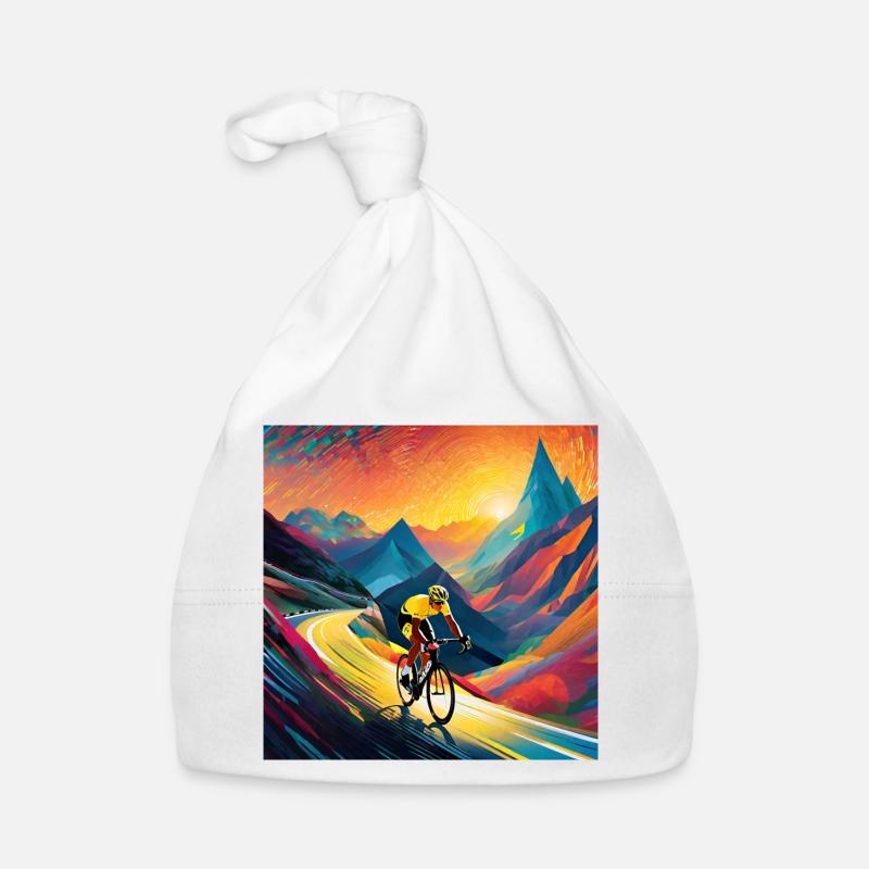 Euphoric Ascent: Chasing the Yellow Dream Organic Baby Cap
