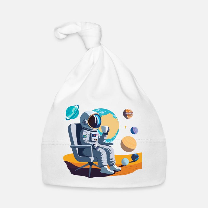 Interstellare Kaffeepause Baby Bio-Mütze