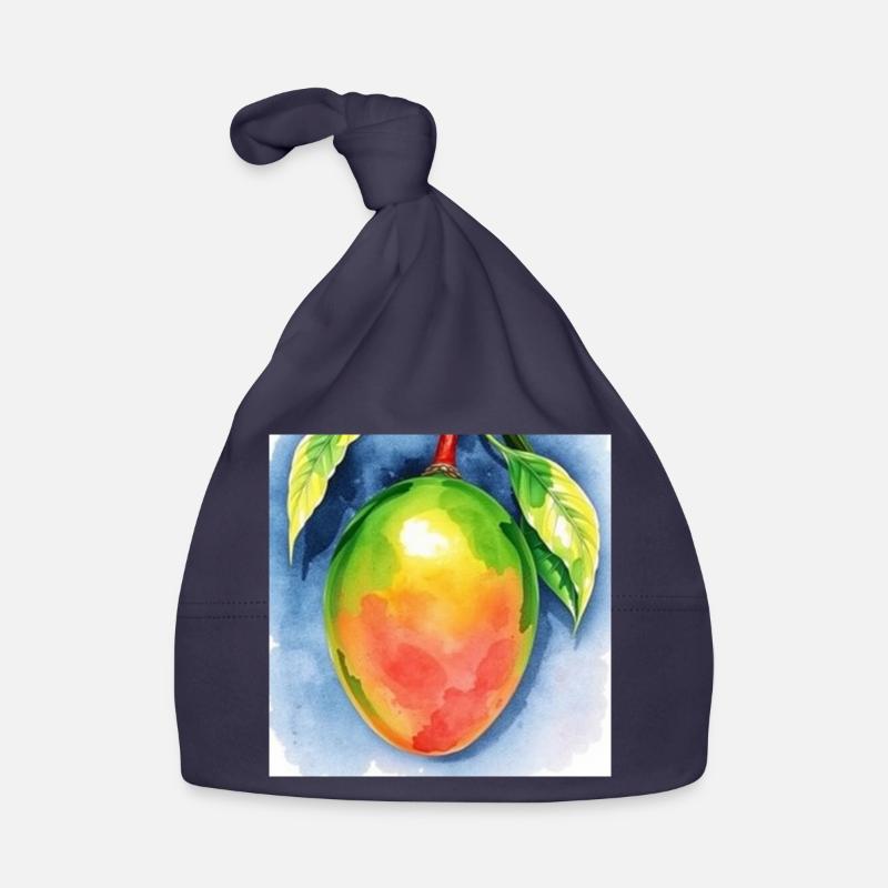 Mango Aquarell Baby Bio-Mütze