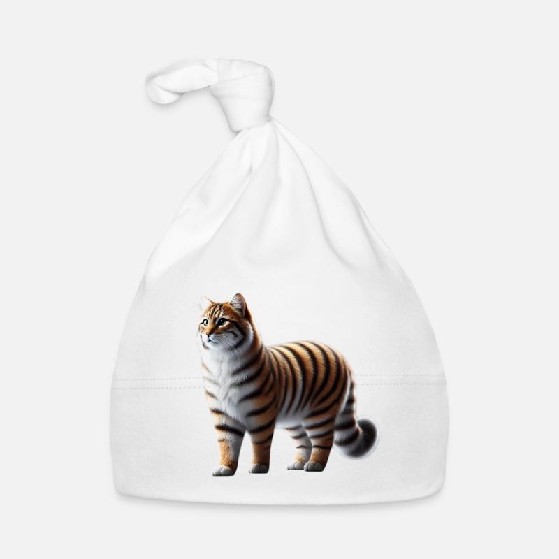 Tiger Katze Baby Bio-Mütze