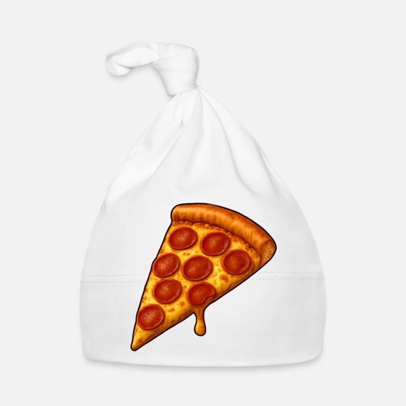 Pizza Slice – Fun Food Design Organic Baby Cap