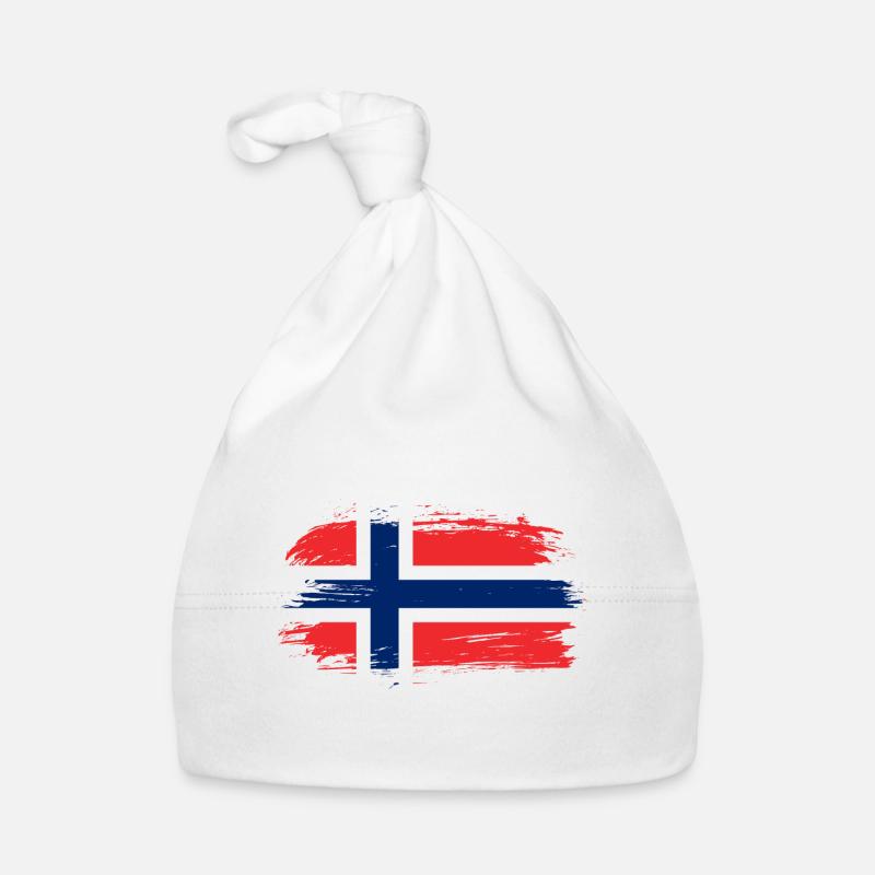Norway Flag Organic Baby Cap