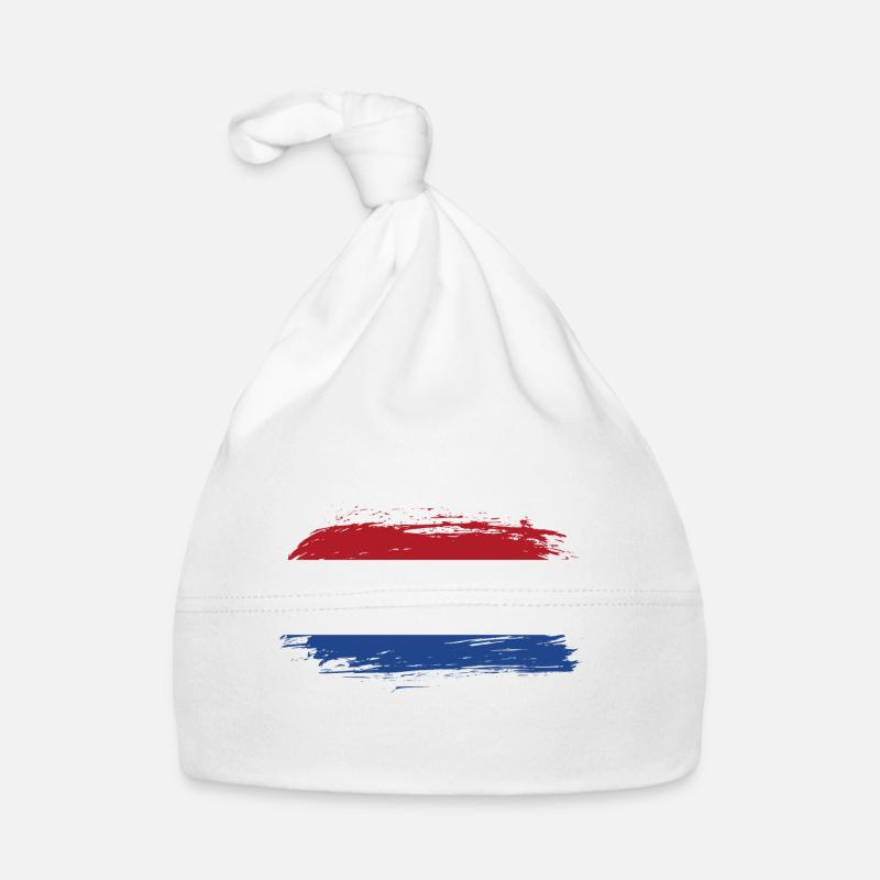 Netherlands Flag Organic Baby Cap
