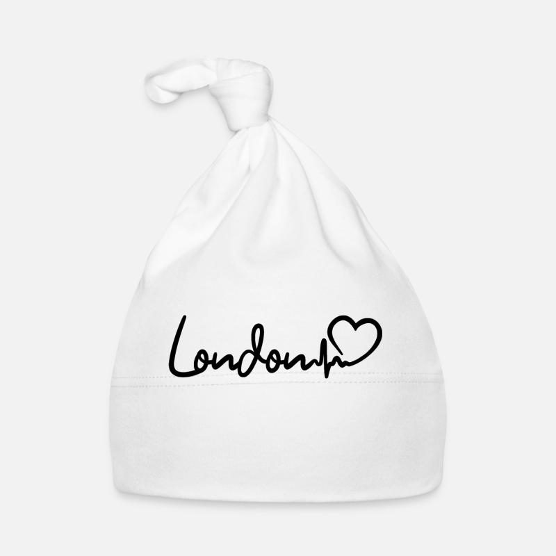 Londres Heartbeat Bonnet bio Bébé