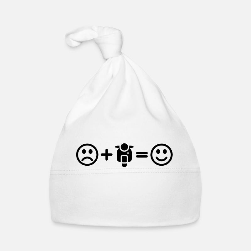 Motorroller Smiley Scooter Baby Bio-Mütze