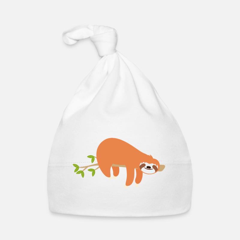 Schlaffaultier Baby Bio-Mütze