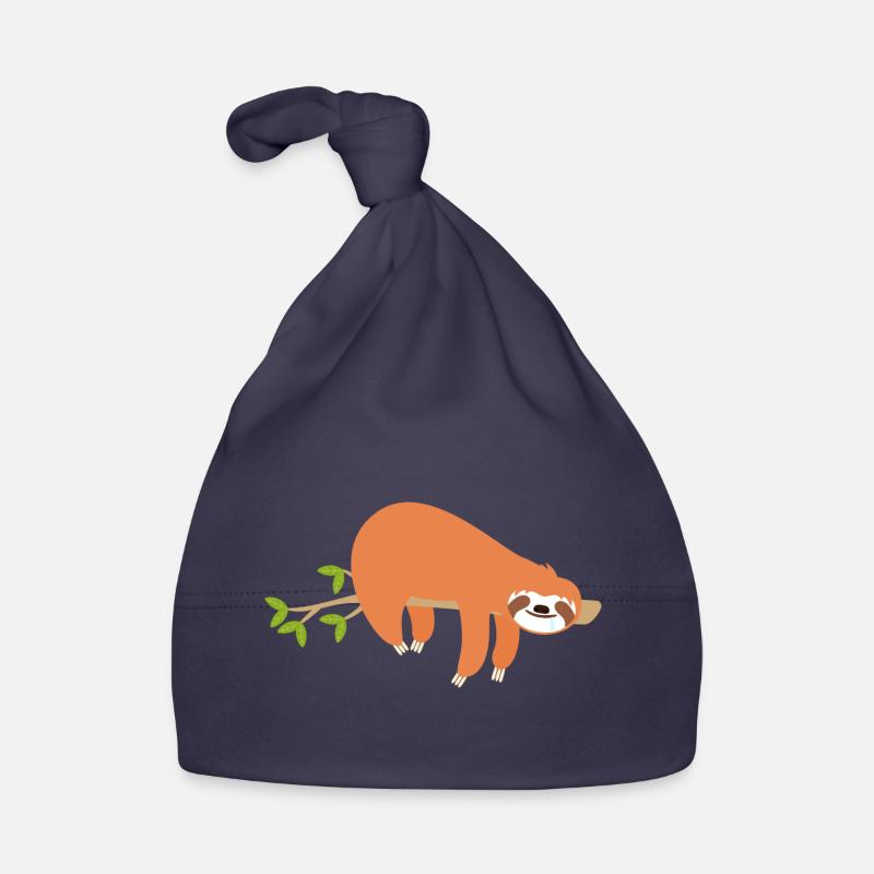 Schlaffaultier Baby Bio-Mütze