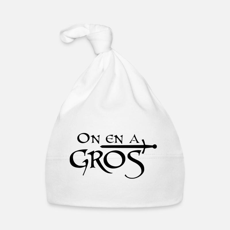 On en a gros - Bonnet bio Bébé - blanc